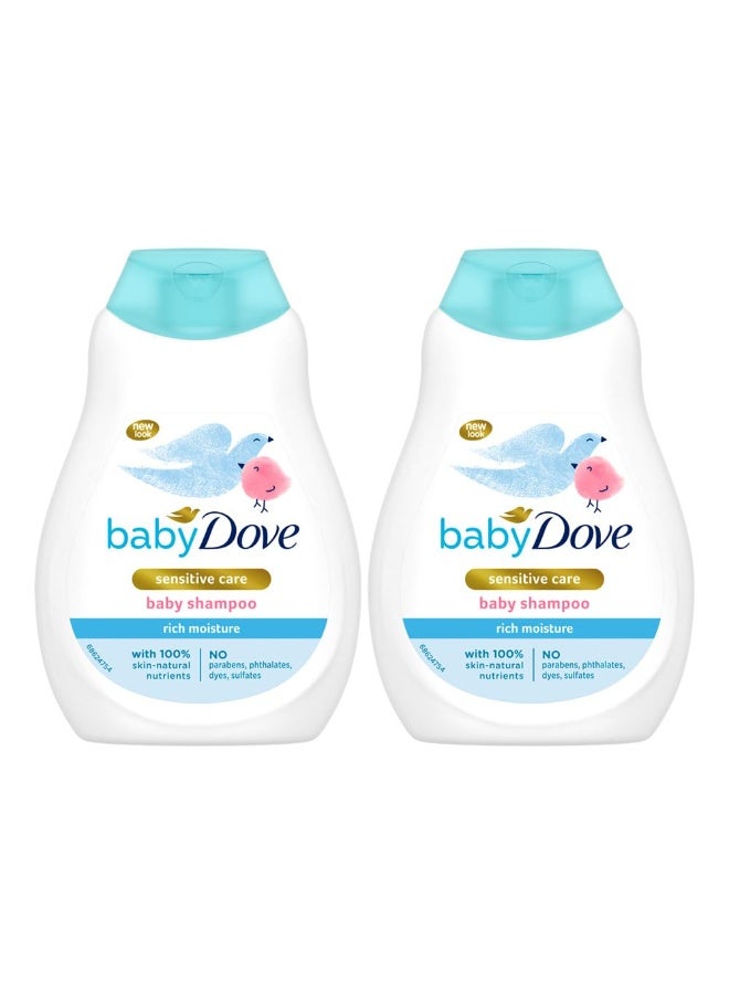 Dove Baby Dove Shampoo, 200 ml (Pack of 2) - Image 1